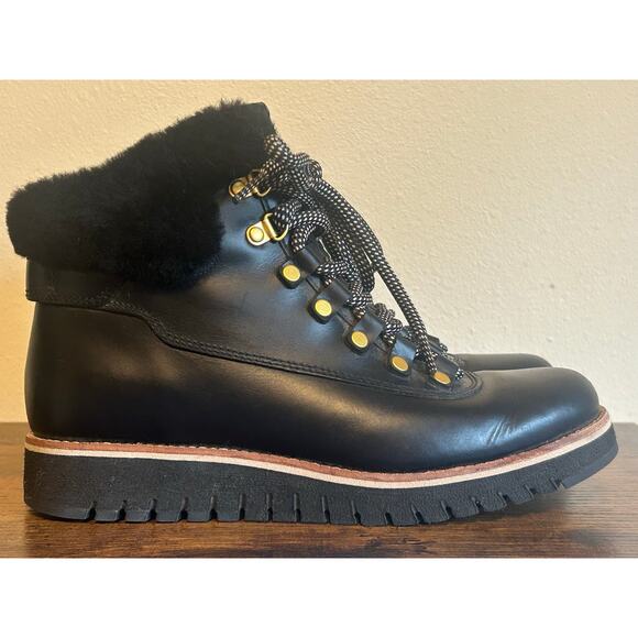 Cole Haan Zerogrand Explore WaterProof  Hiker Boots WMNS Size 6.5 Black - Picture 2 of 10